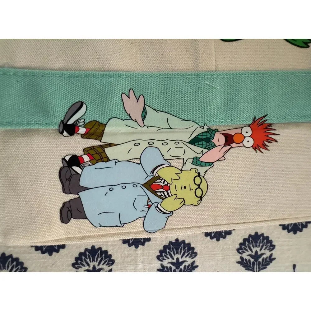 Disney Muppets Piggy Kermit Beeker Custom Made Trader Joes Mini Tote
